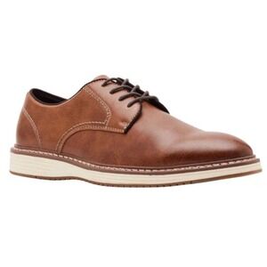 NEW Steve Madden P- Jansen Men's Size 8 Casual Oxford Shoes Cognac Brown Sz 8